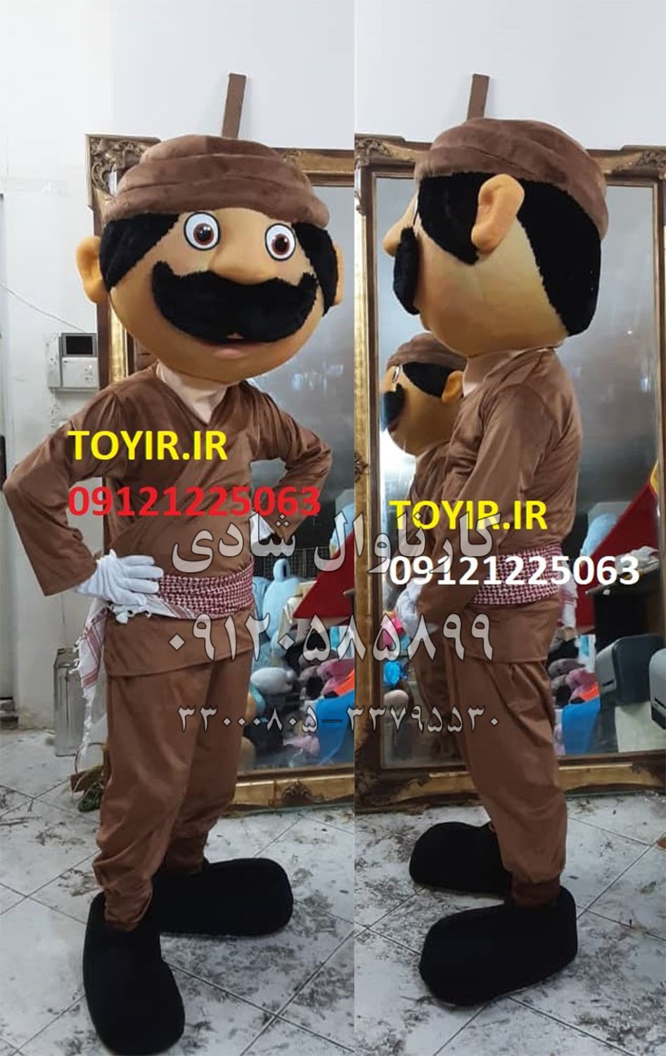 عروسک تنپوش مرد روستایی