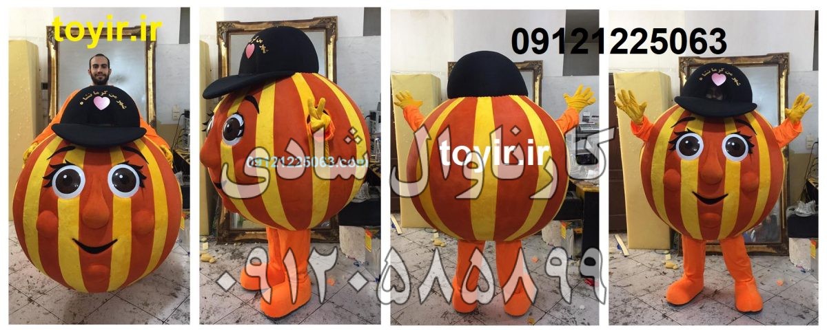 عروسک تنپوش میوه شمامه کرمانشاه-شهرداری کرمانشاه