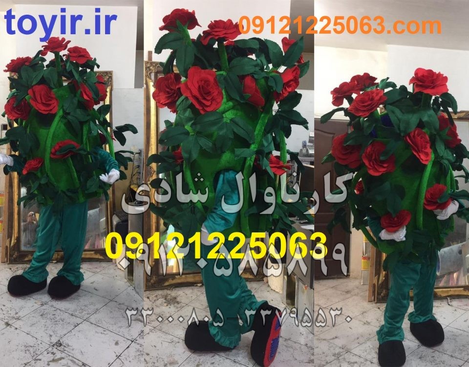 عروسک تنپوش گل سرخ